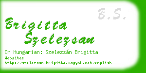 brigitta szelezsan business card